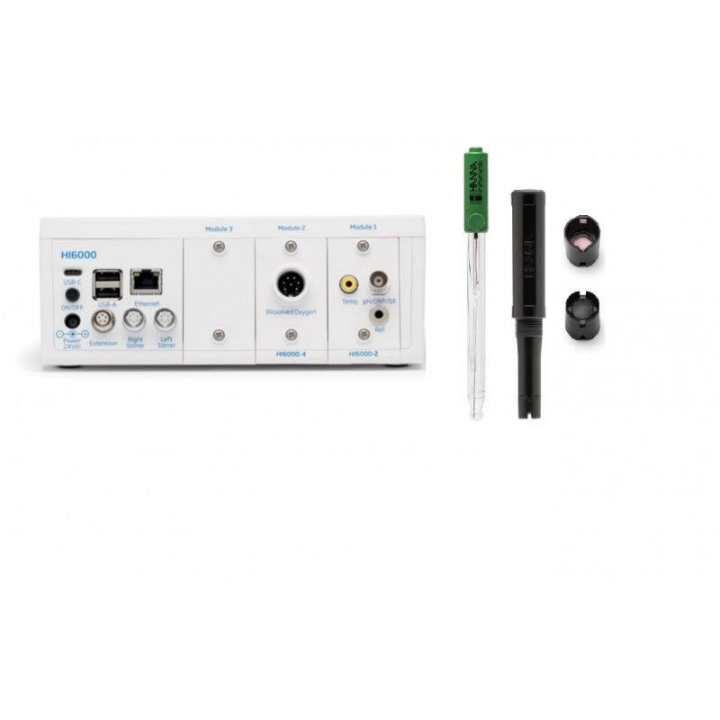 Hanna Instruments HI-6542 pH/ORP/ISE + Optical DO Multiparameter Modular Benchtop Meter