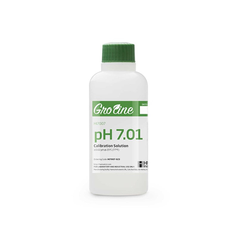 Hanna Instruments HI-7007-023 GroLine pH 7.01 Calibration Buffer, 230 mL