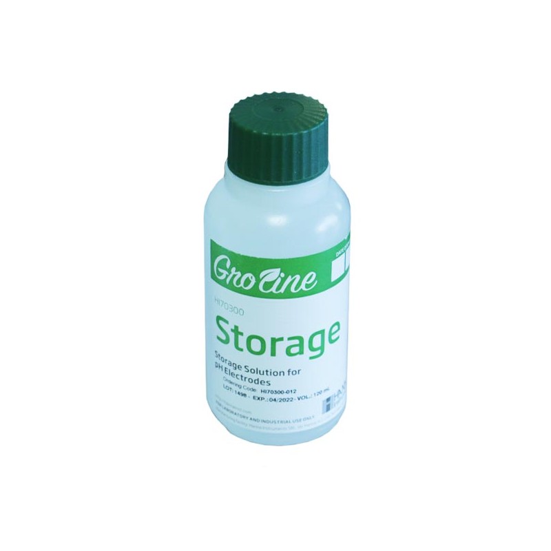 Hanna Instruments HI-70300-012 GroLine Storage Solution for pH electrodes, 120ml