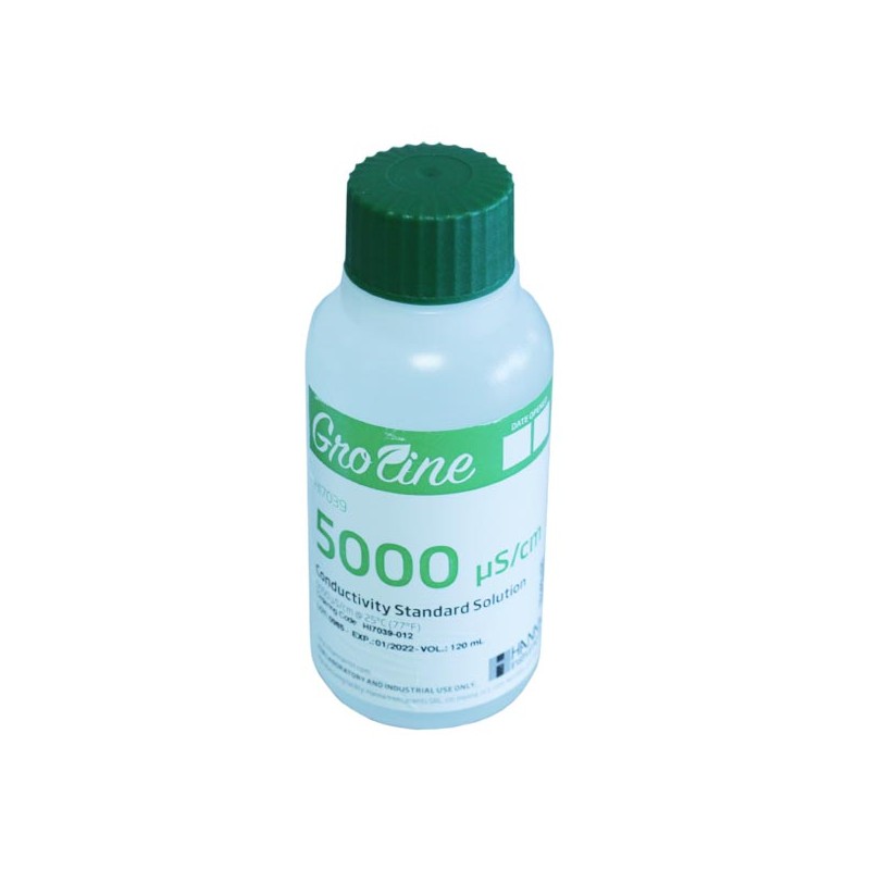 Hanna Instruments HI-7039-012 GroLine Conductivity Standard Solution 5000 uS/cm