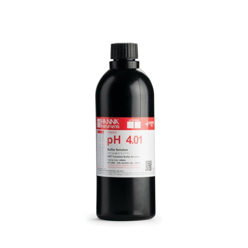 Hanna Instruments HI-8004L Foodcare pH 4.01 Buffer Solution - 500ml