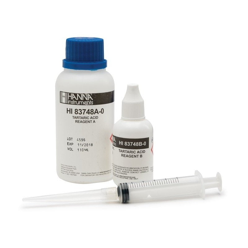 Hanna Instruments HI-83748-20 Tartaric acid reagents, 20 tests