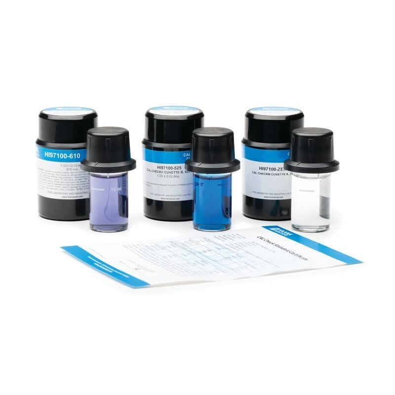Hanna Instruments HI-97105-11 CAL Check™ standards for HI-97105 Cuvette Kit