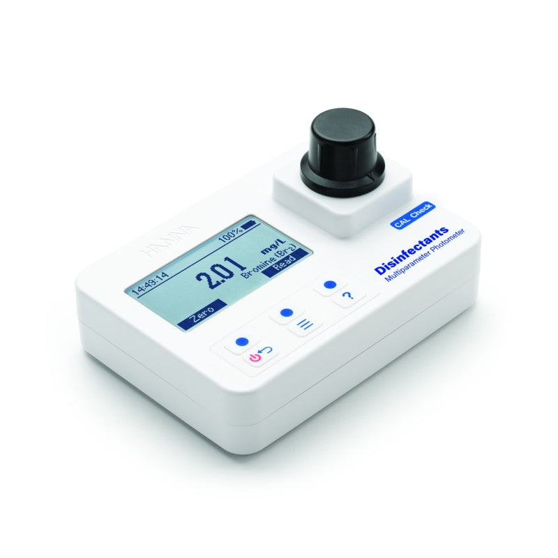 Hanna Instruments HI-97107 Disinfectants Portable Photometer with CAL Check - meter only