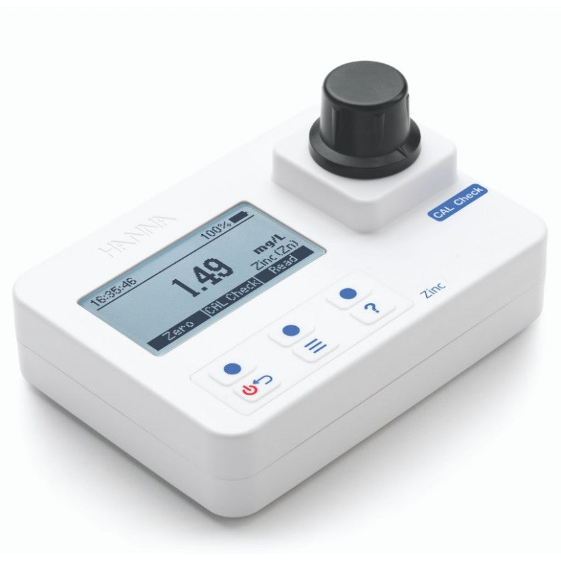 Hanna Instruments HI-97731 Zinc photometer: Range 0.00 to 3.00 mg/L