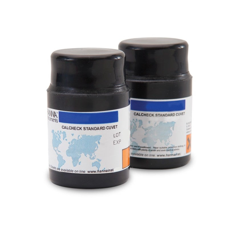 Hanna Instruments HI-97734-11 Cal Check Standards for Free and Total Chlorine High Range, HI-977 Photometer series