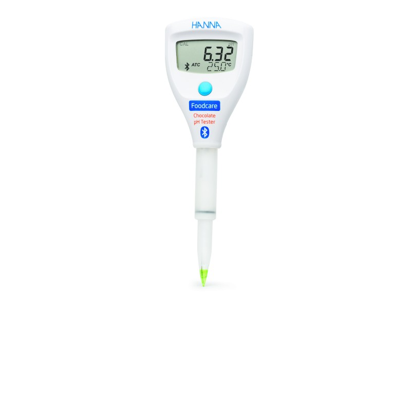 Hanna Instruments HI-9810392 HALO2 Wireless pH Tester for Chocolate with built-in electrode