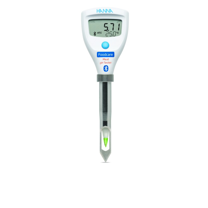 Hanna Instruments HI-9810452 HALO2 Wireless pH Tester for Meat with built-in specialised electrode and temperature sensor