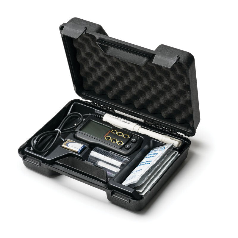 Hanna Instruments HI-9813-61 pH/EC/TDS and Temperature Portable Meter with CAL Check