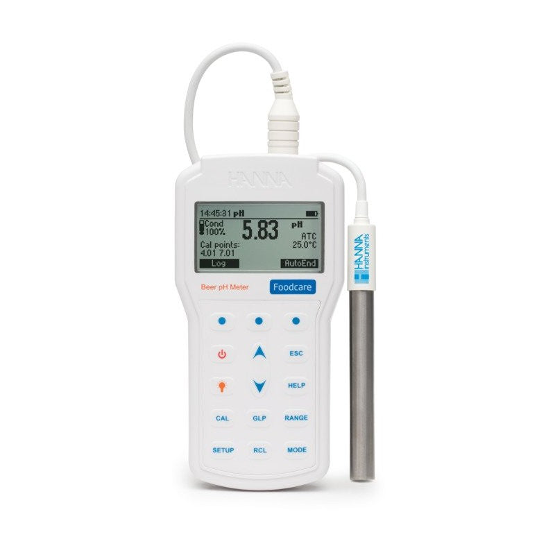 Hanna Instruments HI-98167 Professional Portable Beer pH Meter