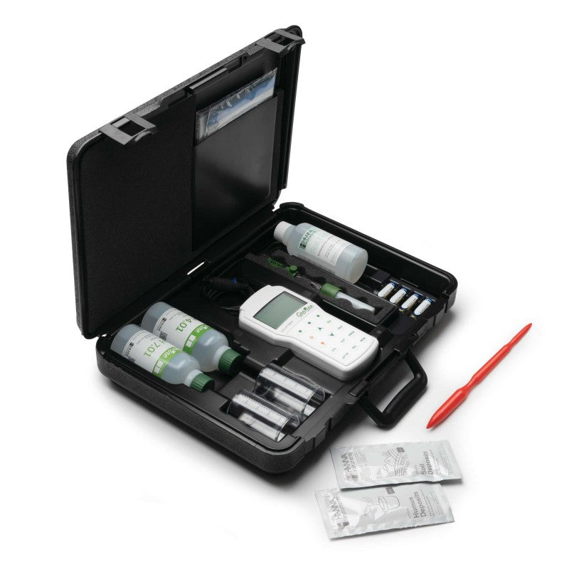 Hanna Instruments HI-98168 professional pH & Temperature Meter for soil - GroLine