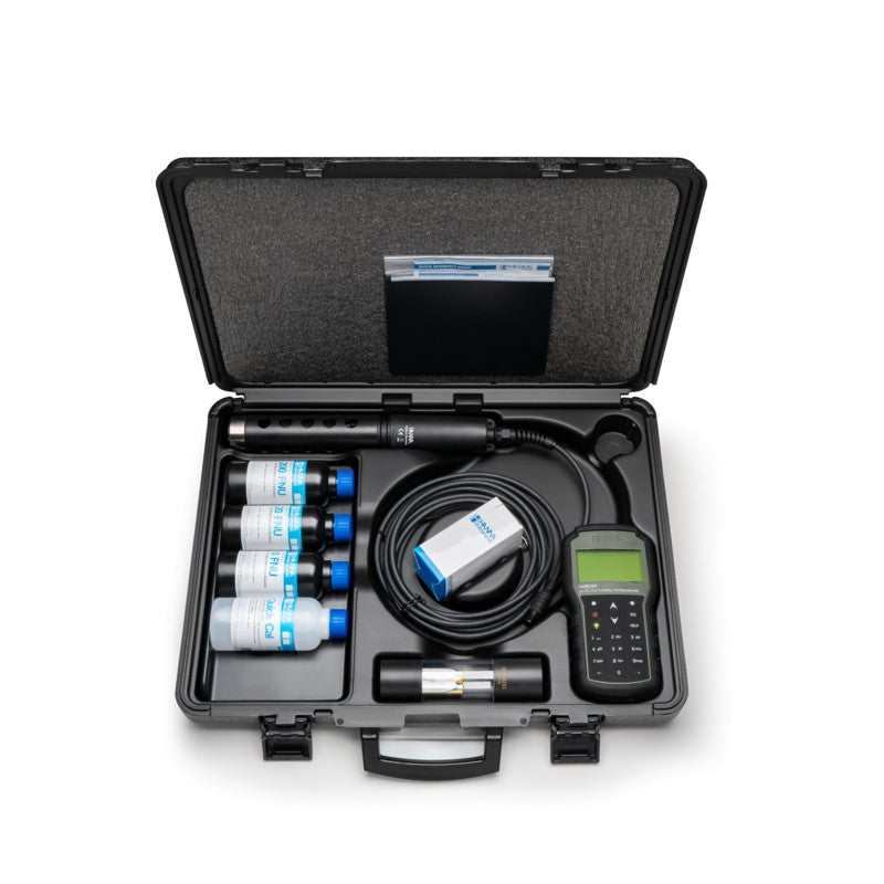 Hanna Instruments HI-98294 GPS Multiparameter Portable pH, EC, ISE, Turbidity, DO Meter