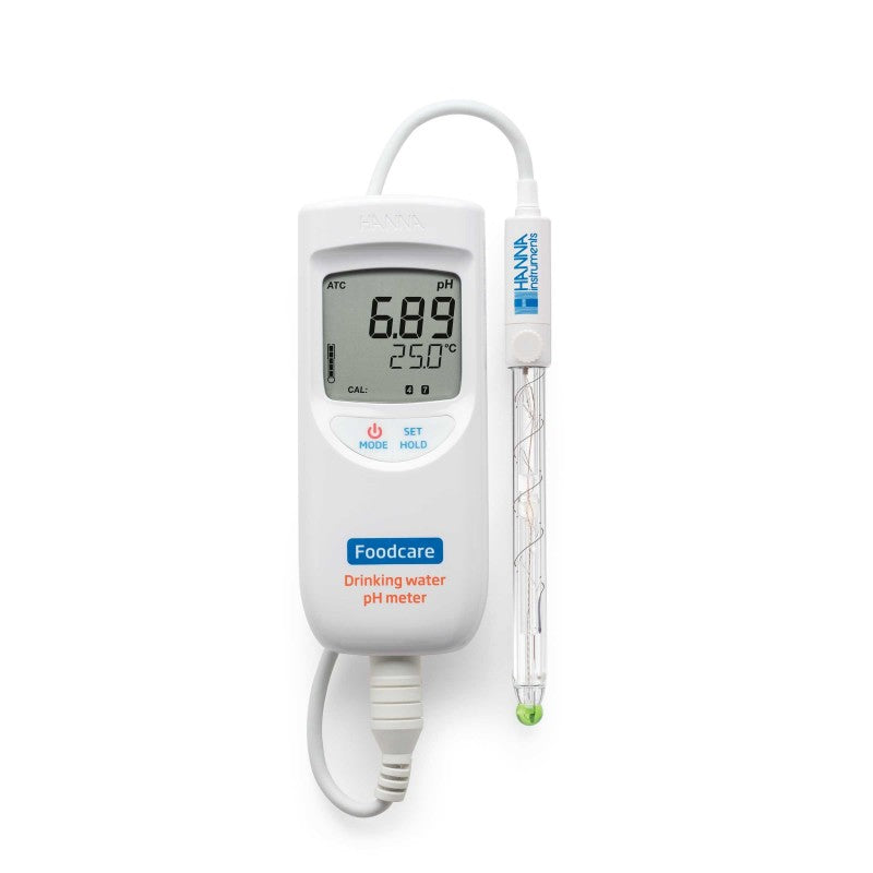 Hanna Instruments HI-99192 pH & Temperature Meter for Drinking Water Analysis