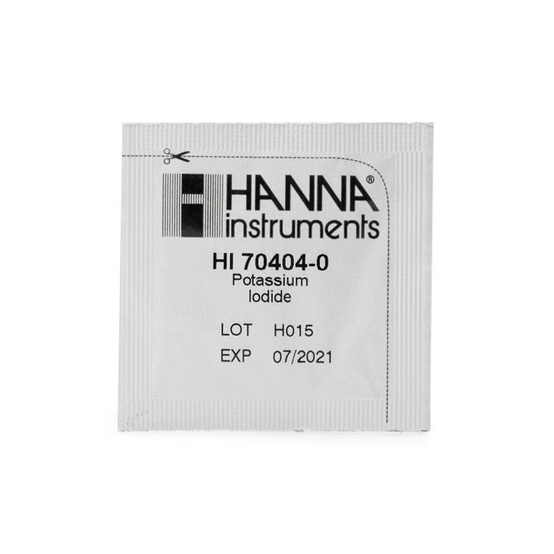 Hanna Instruments HI-70404 Potassium Iodide Powder Packets, 100 Packets