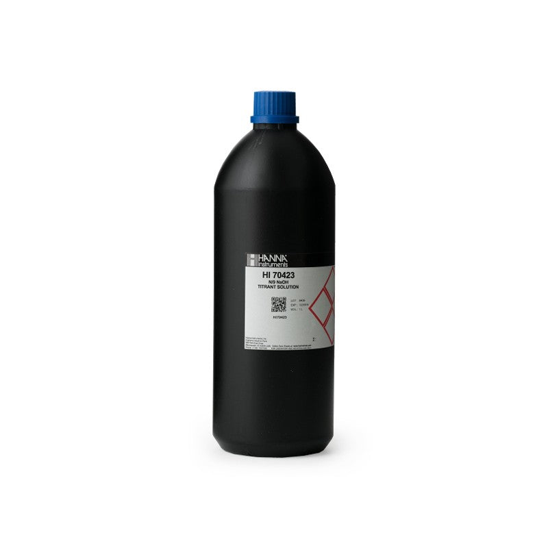 Hanna Instruments HI-70423 Sodium Hydroxide Solution, 0.11N, 1L
