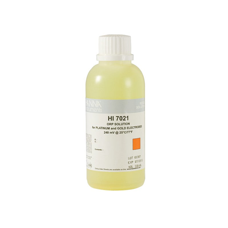 Hanna Instruments HI-7021M ORP test solution, 240mV, 230 mL bottle