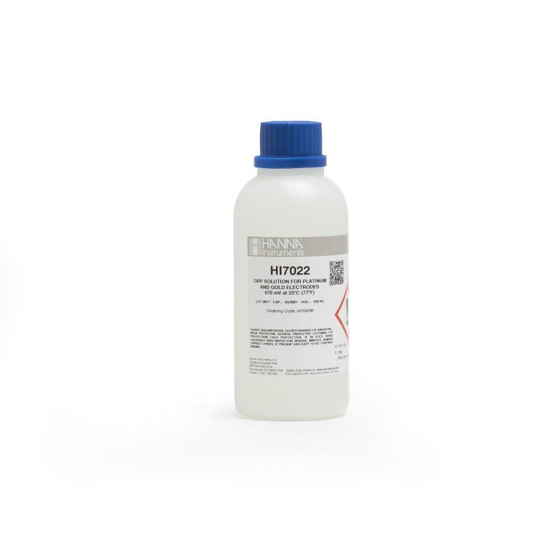 Hanna Instruments HI-7022M ORP test solution, 470mV, 230 mL bottle