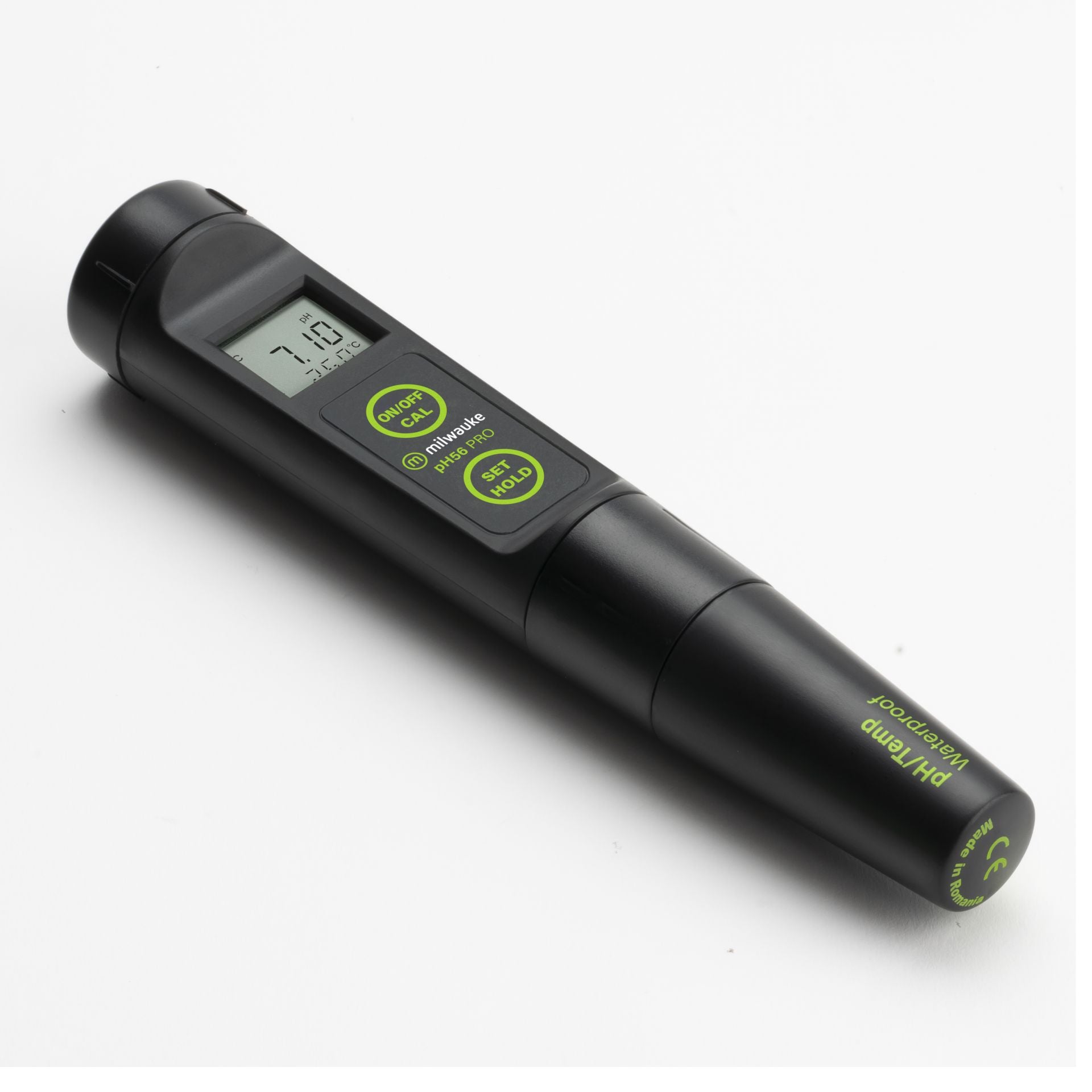 Milwaukee PH56 PRO Waterproof 2-in-1 pH/Temp Tester with Replaceable Probe