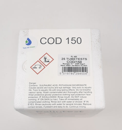 Palintest Chemical Oxygen Demand / 150 TUBETESTS