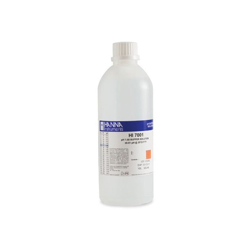 Hanna Instruments HI-7001L pH 1.68 Buffer Solution, 500 mL bottle