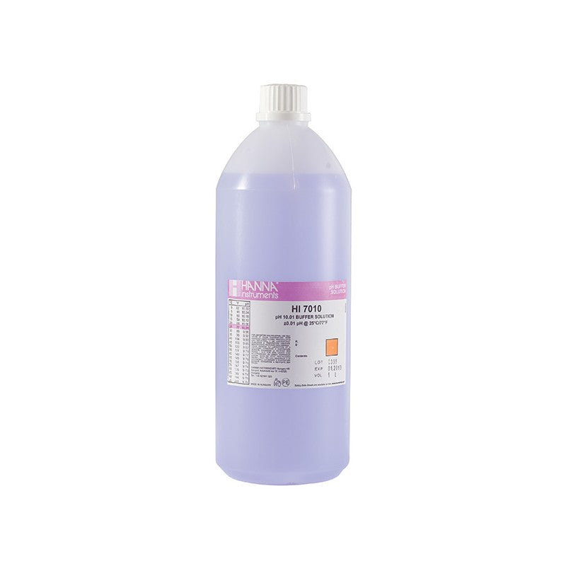 Hanna Instruments HI-7010/1L pH 10.01 Buffer Solution, 1L bottle