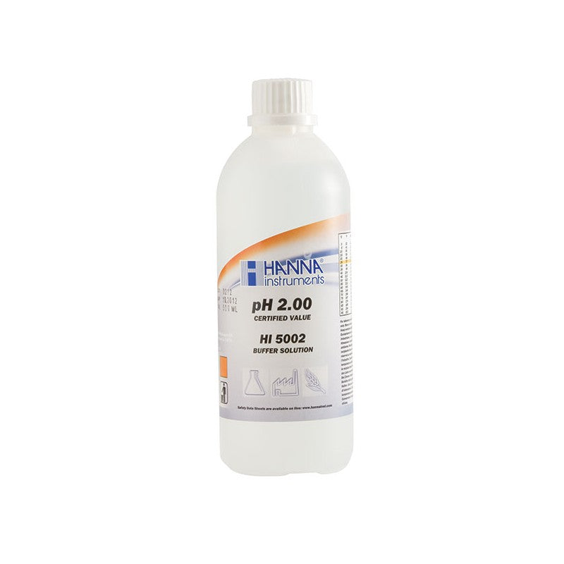 Hanna Instruments HI-5002-01 pH 2.01 Technical Buffer solution, 1 Litre & Cert