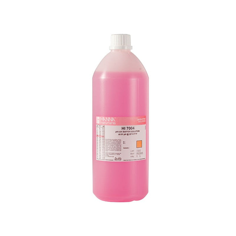 Hanna Instruments HI-7004/1L pH 4.01 Buffer Solution, 1L bottle