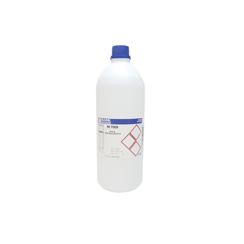 Hanna Instruments HI-7009L/C pH 9.18 Buffer Solution, 500 mL bottle & Certificate of Analysis