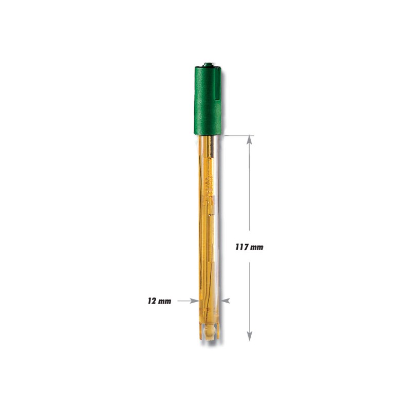 Hanna Instruments HI-1291D pH Electrode PEI body, single junction with Temp °C sensor