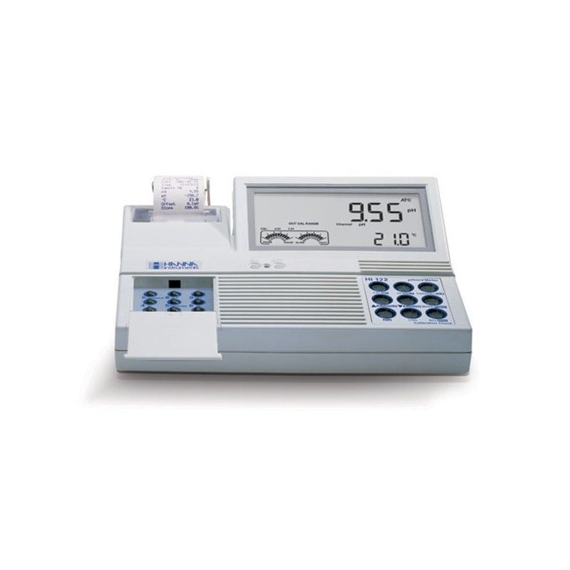 Hanna Instruments HI-122 Professional pH Bench Meter with Built-in Printer