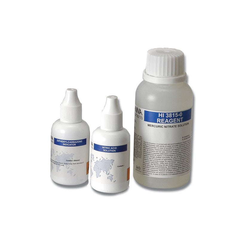Hanna Instruments HI-3815-100 Replacement reagents for Chloride (as Cl-)