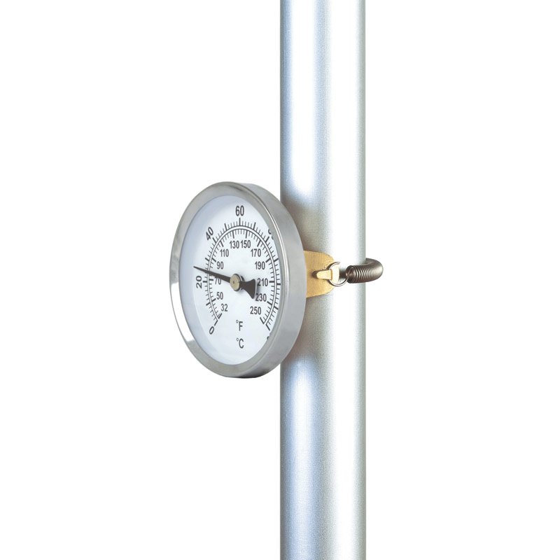 Stainless Steel Pipework Thermometer - 60mm dial