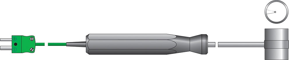 T Shaped Air or Gas Probe