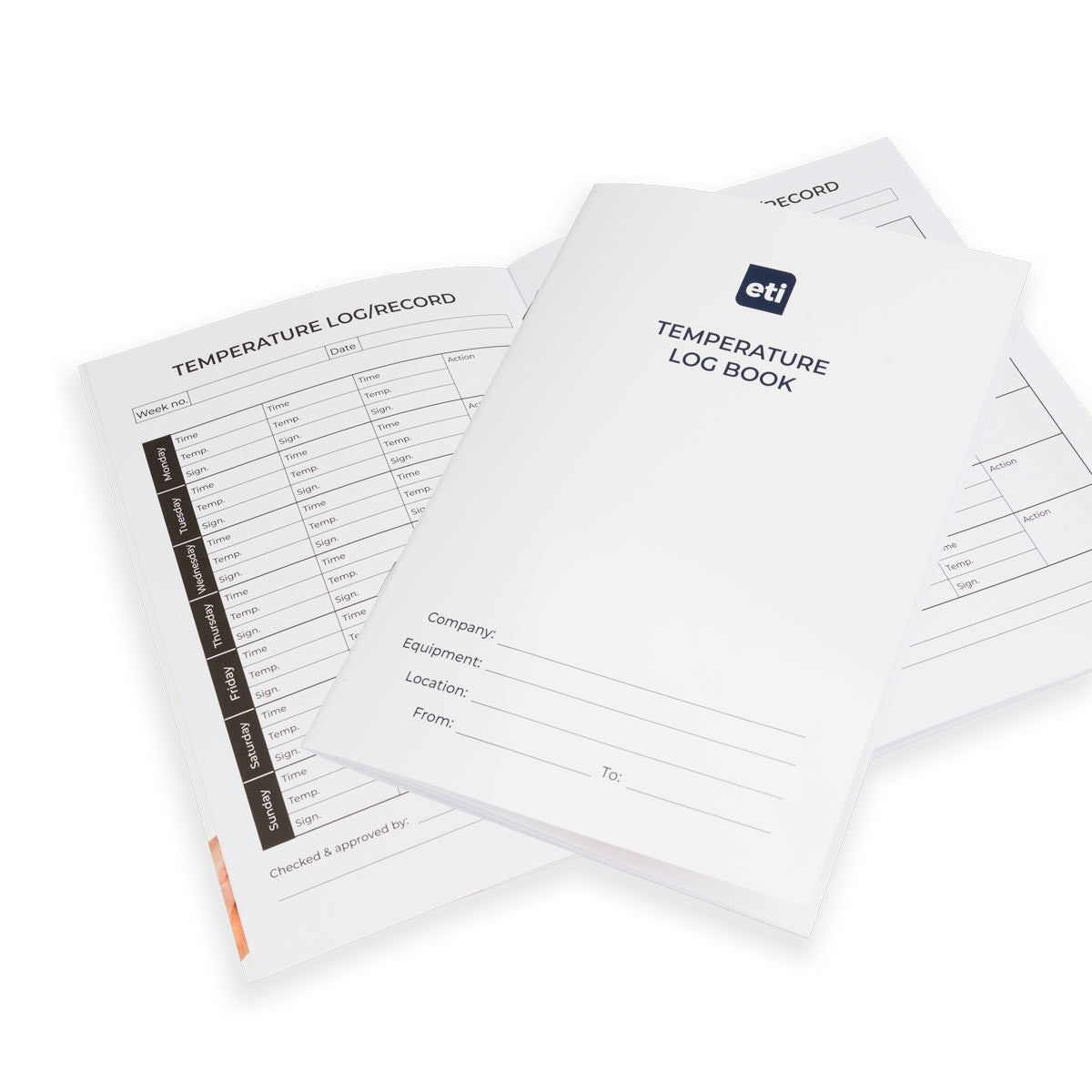 Temperature Log Book - A5