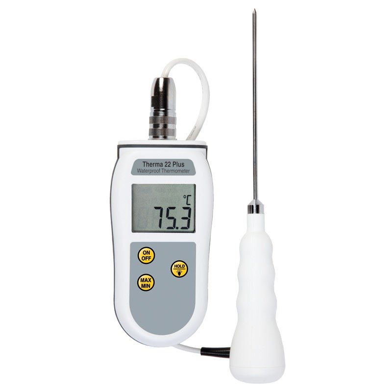Therma 22 Plus - Waterproof Thermocouple & Thermistor Thermometer