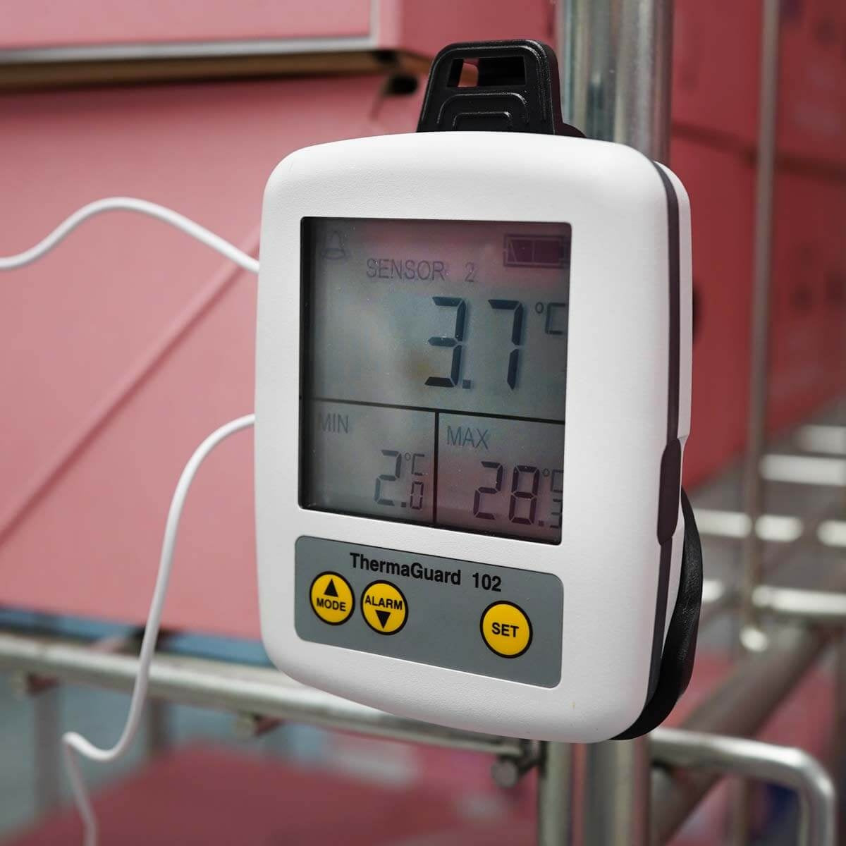 ThermaGuard Digital Fridge Freezer Alarm Thermometer