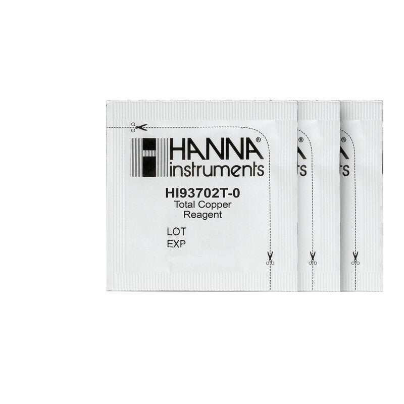 Hanna Instruments HI-93702T-03 Total Copper reagent set for 300 tests