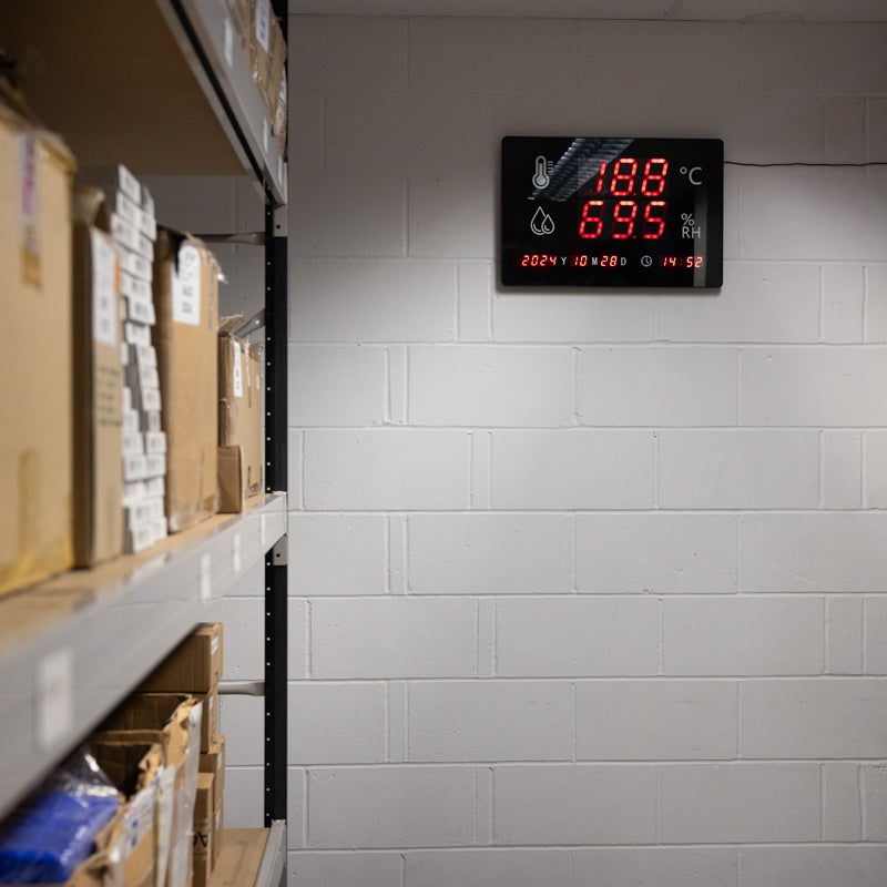 Wall Mounted Thermometer & Hygrometer