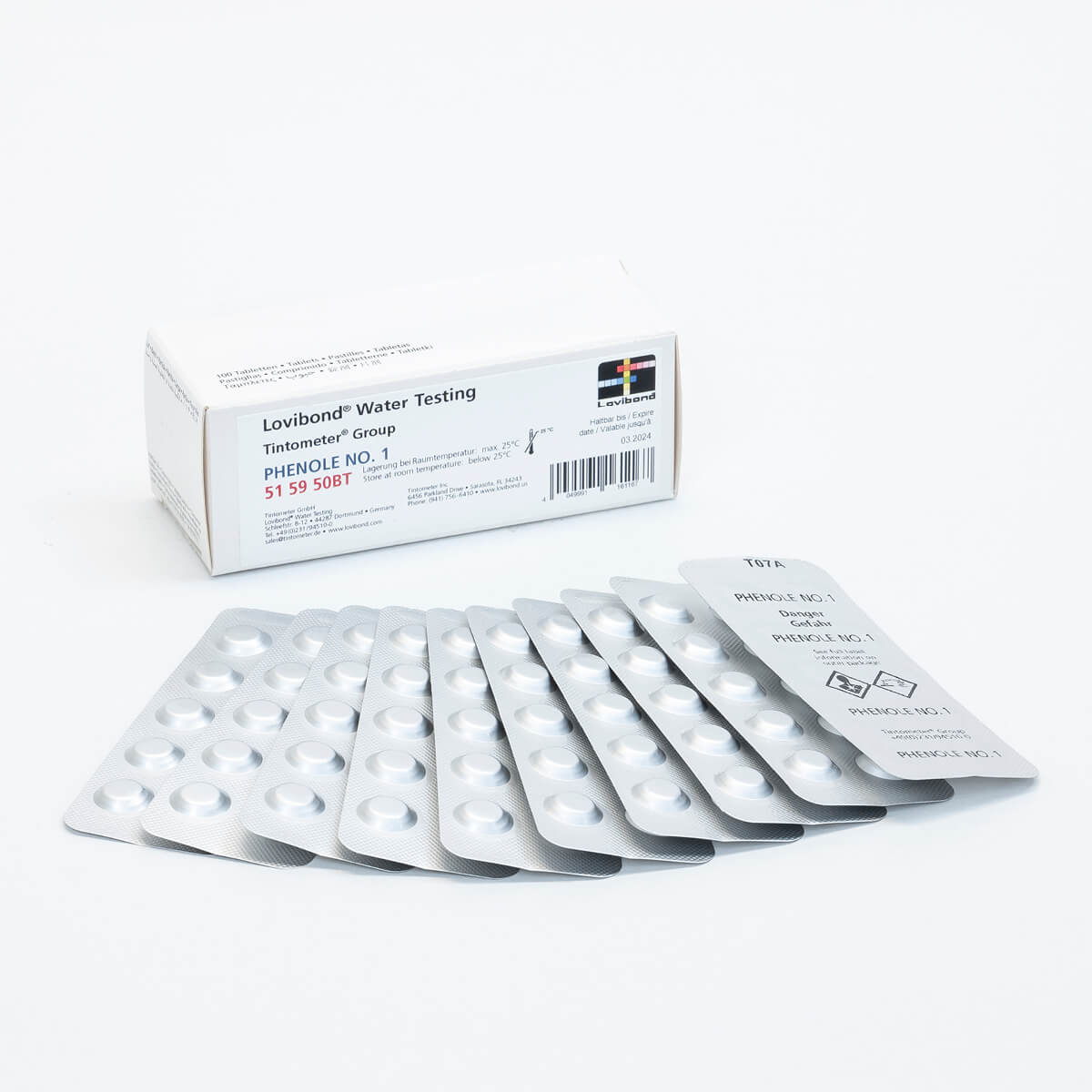 Lovibond Phenol No.1 100 Tablets