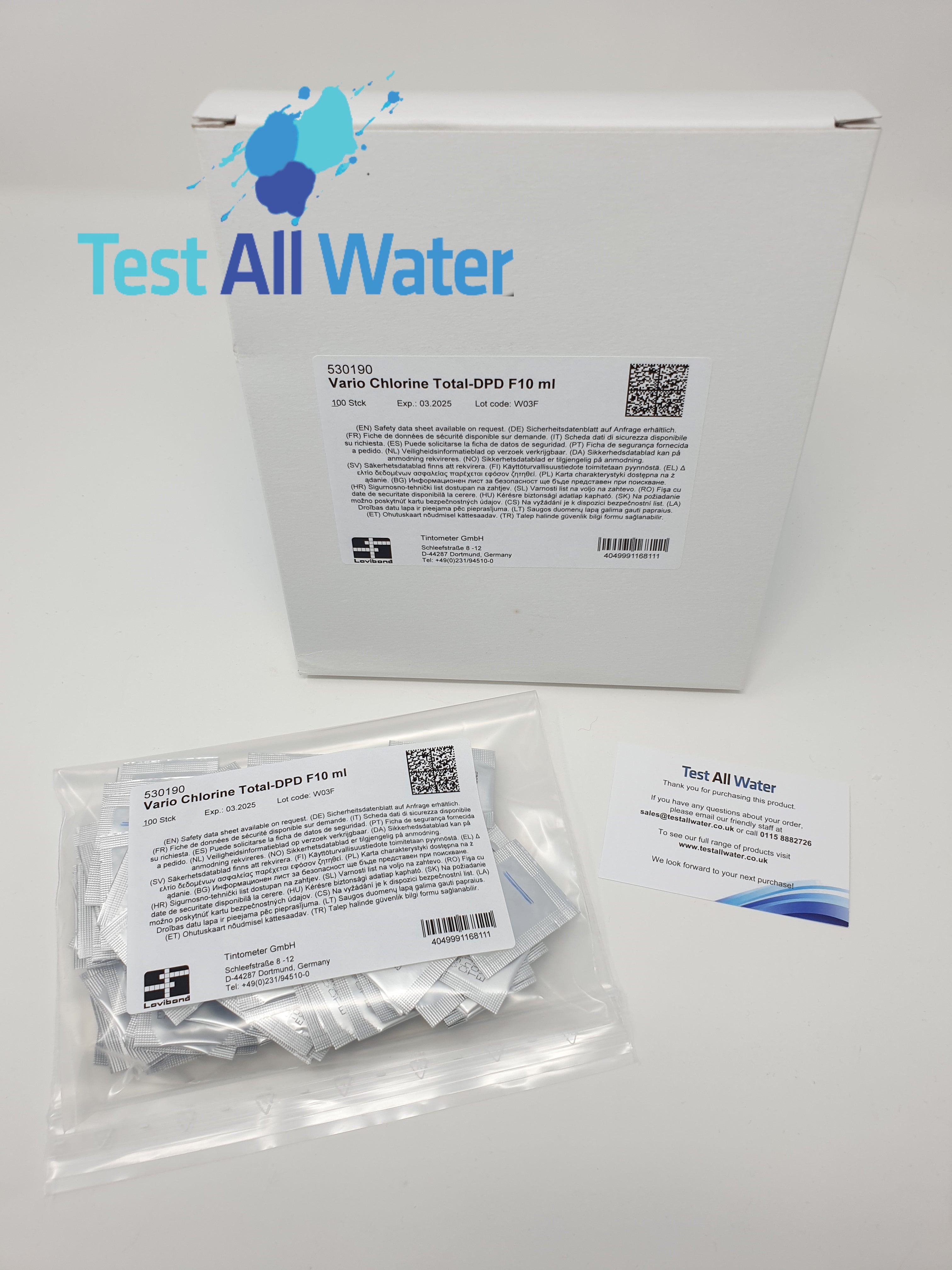 Lovibond Chlorine Total Powder MR