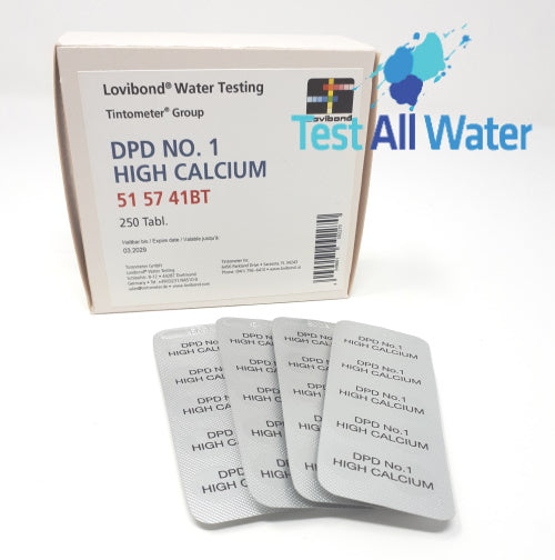 Lovibond DPD No 1 High Calcium Tablets
