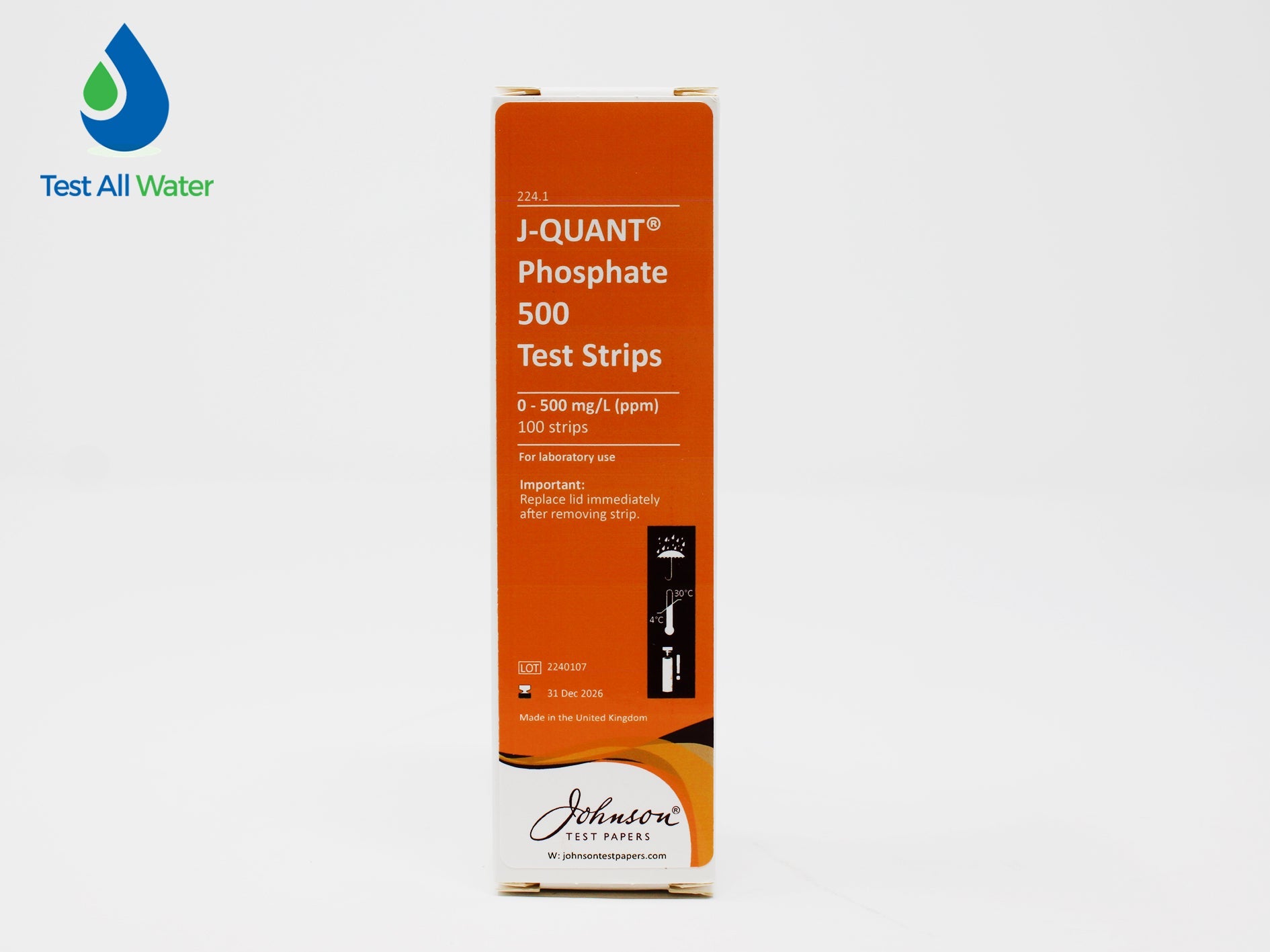 Phosphate Test Strips
