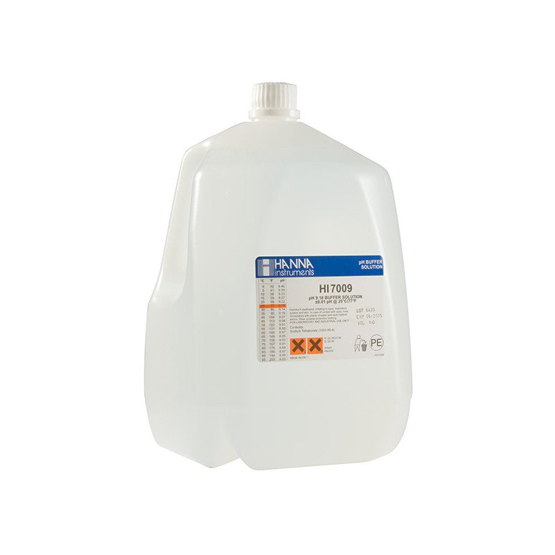 Hanna Instruments HI-7009/1G pH 9.18 Buffer Solution, 1 Gallon bottle
