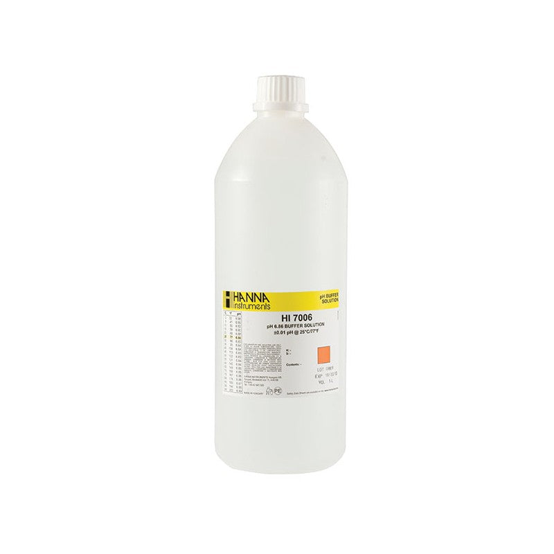 Hanna Instruments HI-7006/1L pH 6.86 Buffer Solution, 1L bottle