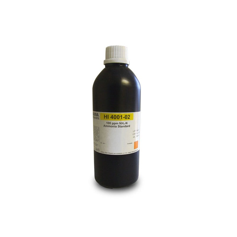 Hanna Instruments HI-4001-02 100mg/L Ammonia Standard, 500 mL
