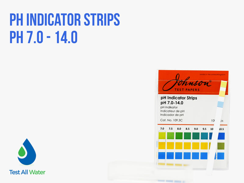 pH Indicator Strips pH 7.0 - 14.0