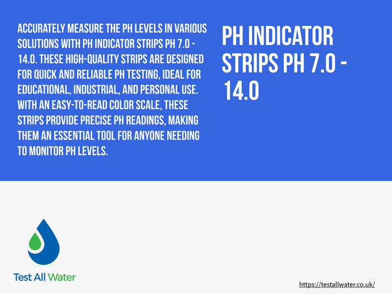 pH Indicator Strips pH 7.0 - 14.0