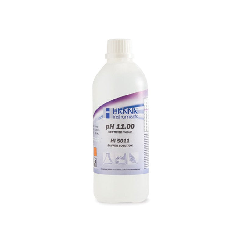Hanna Instruments HI-5011 11.00 pH Technical Buffer Solution (±0.01 pH), 500ml