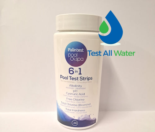 Palintest Water Test Strips (6 Way Test Strips)