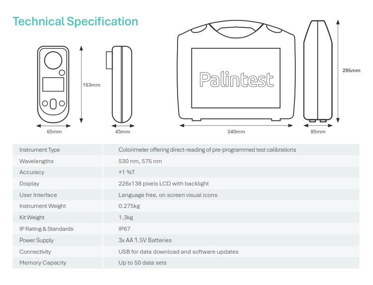 Palintest Lumiso Pooltest 9